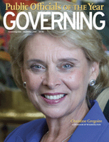 Gregoire on the cover of Governing