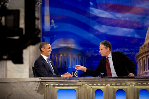 President Obama sits down with The Daily Show's Jon Stewart