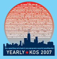 YearlyKos 2007 Convention T-Shirt Back