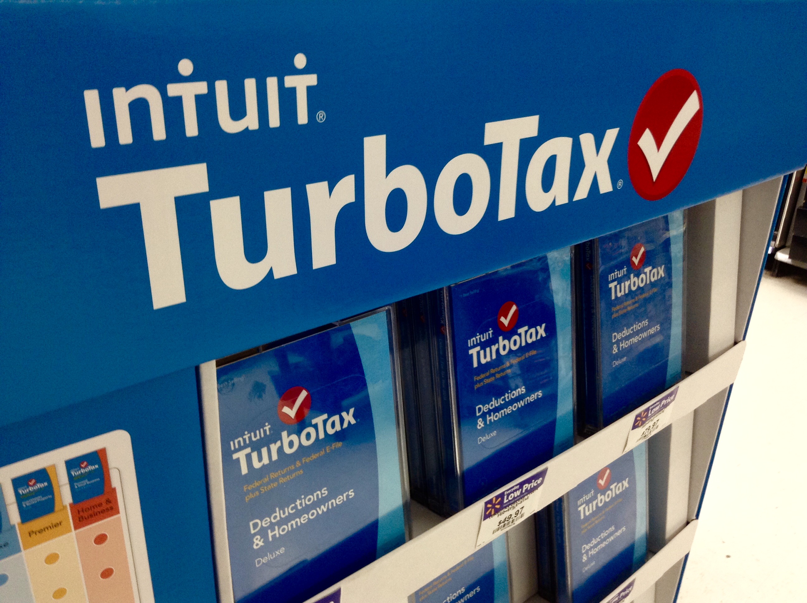 Intuit TurboTax store display