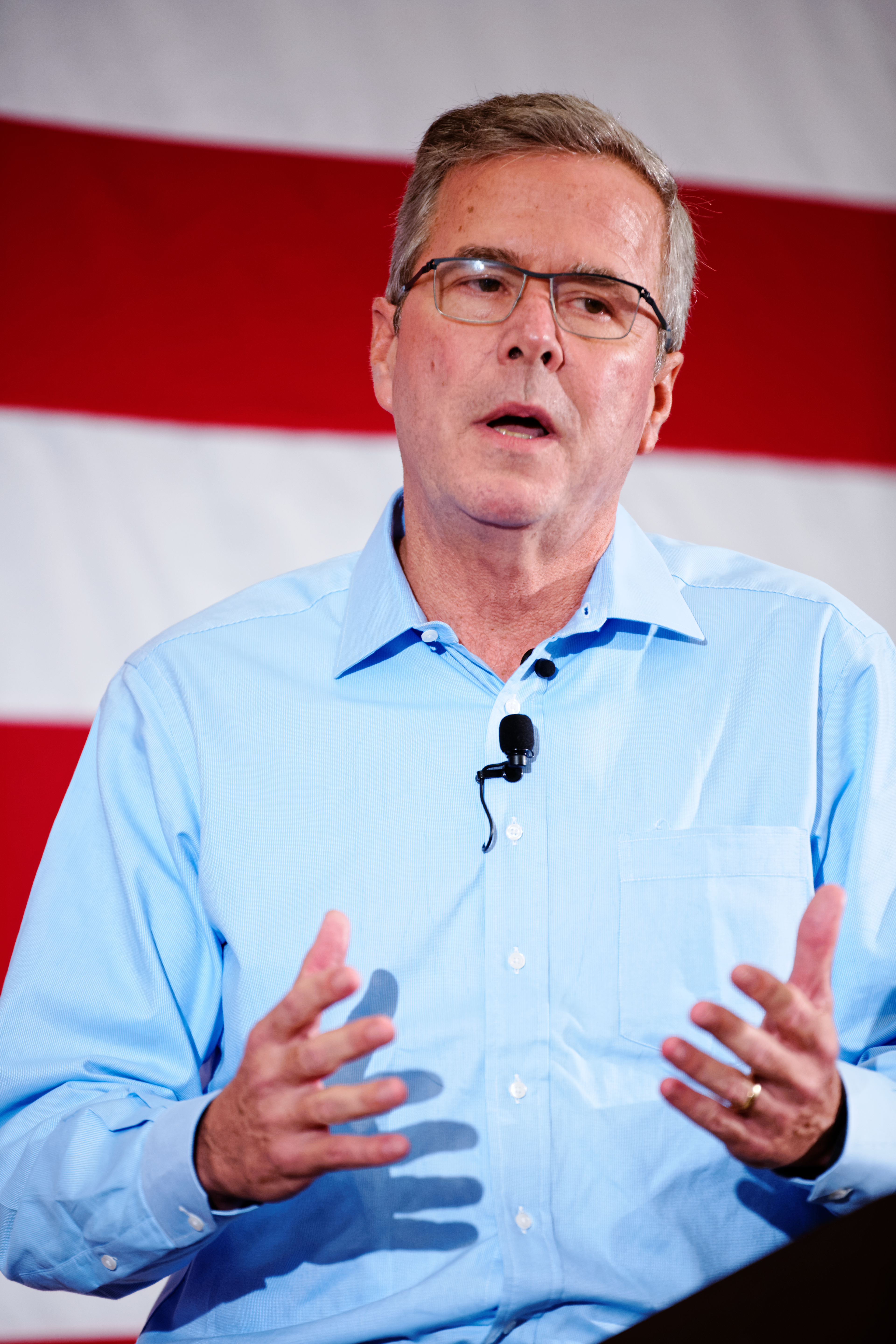 Jeb Bush speaking at a Republican event
