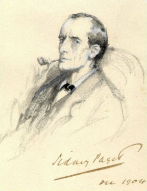 Portrait of Sherlock Holmes by Sidney Paget, 1904