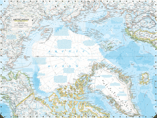 National Geographic Arctic ice evolution