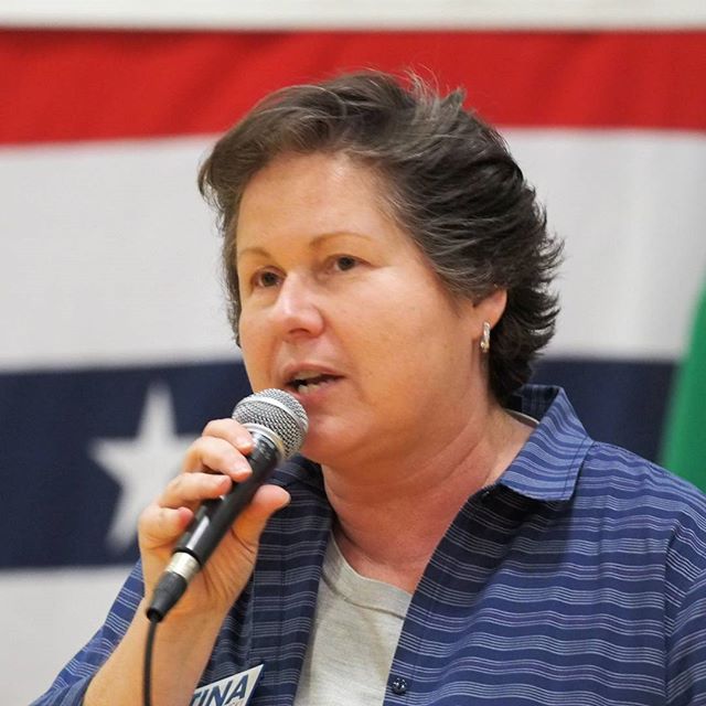 Secretary of State hopeful Tina Podlodowski addresses the 2016 MLK County Convention