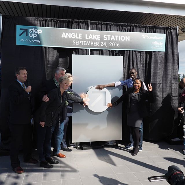 "Power Up" ceremony for the new Angle Lake Station