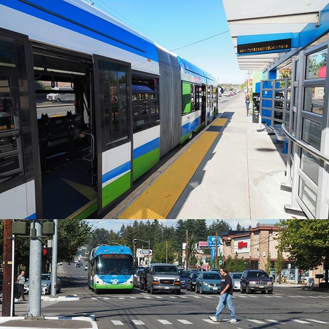 Community Transit's SWIFT operating on SR 99