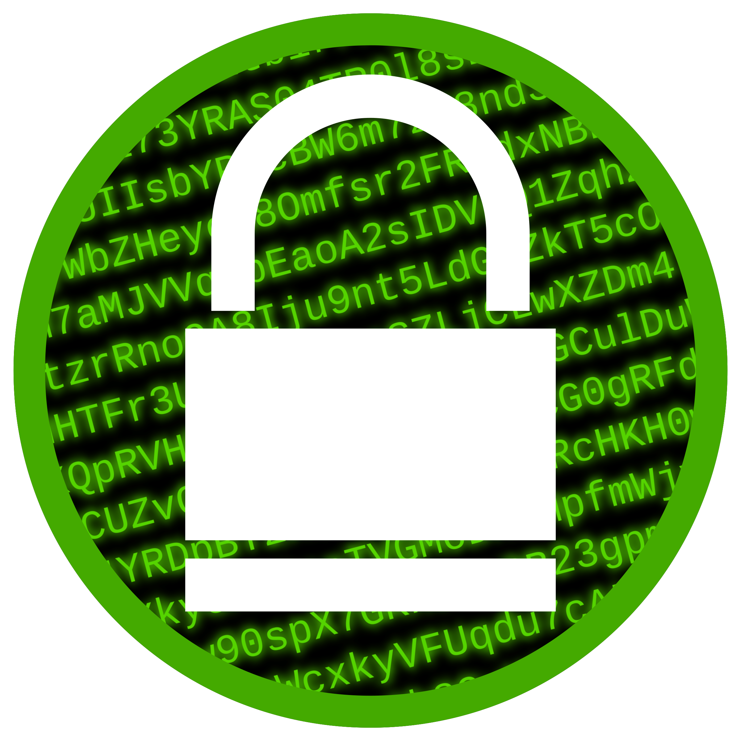 Digital encryption/cybersecurity icon