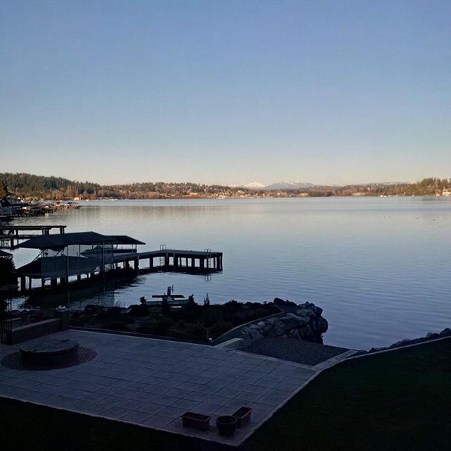 Lake Washington on a rare sunny winter day