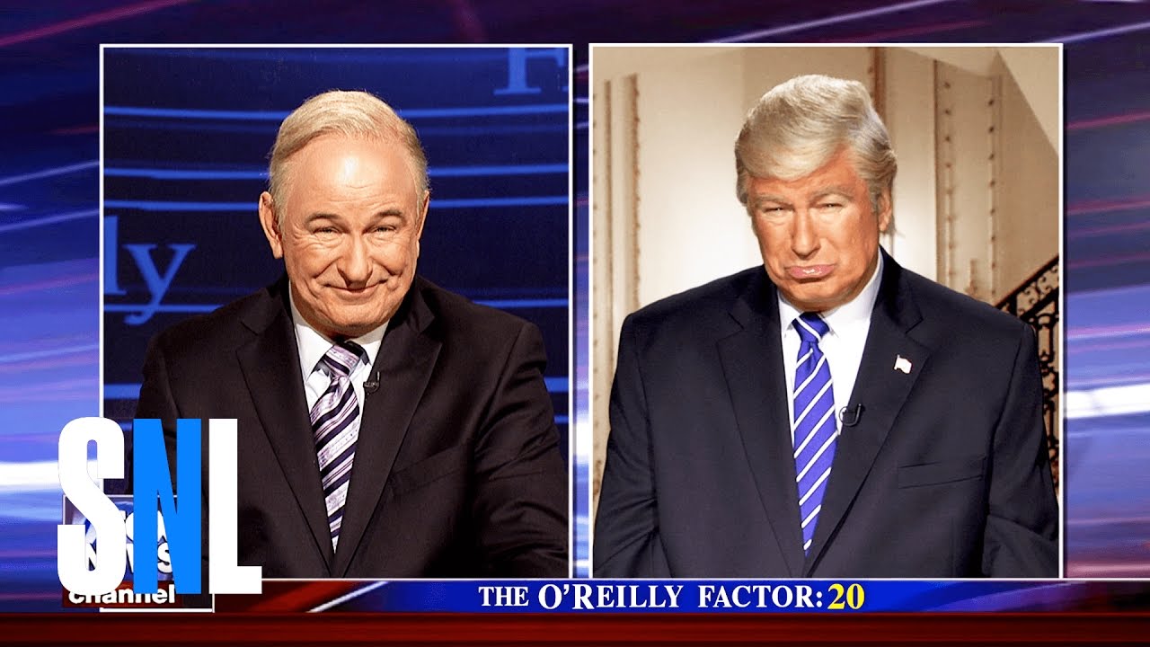 Alec Baldwin as Bill O'Reilly and Donald Trump