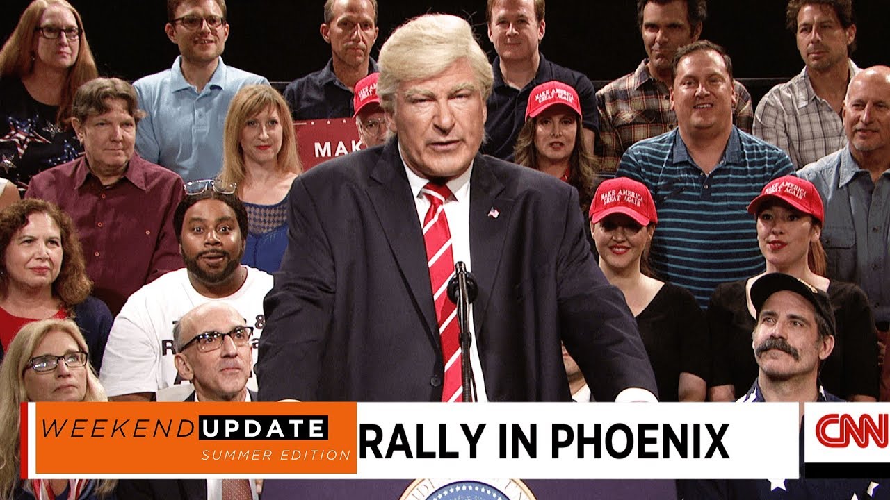 SNL satirizes Trump's Phoenix rally