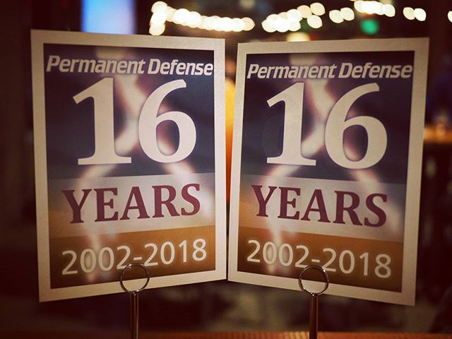 We're proud to say that our oldest project - - Permanent Defense - - has now been around for sixteen years