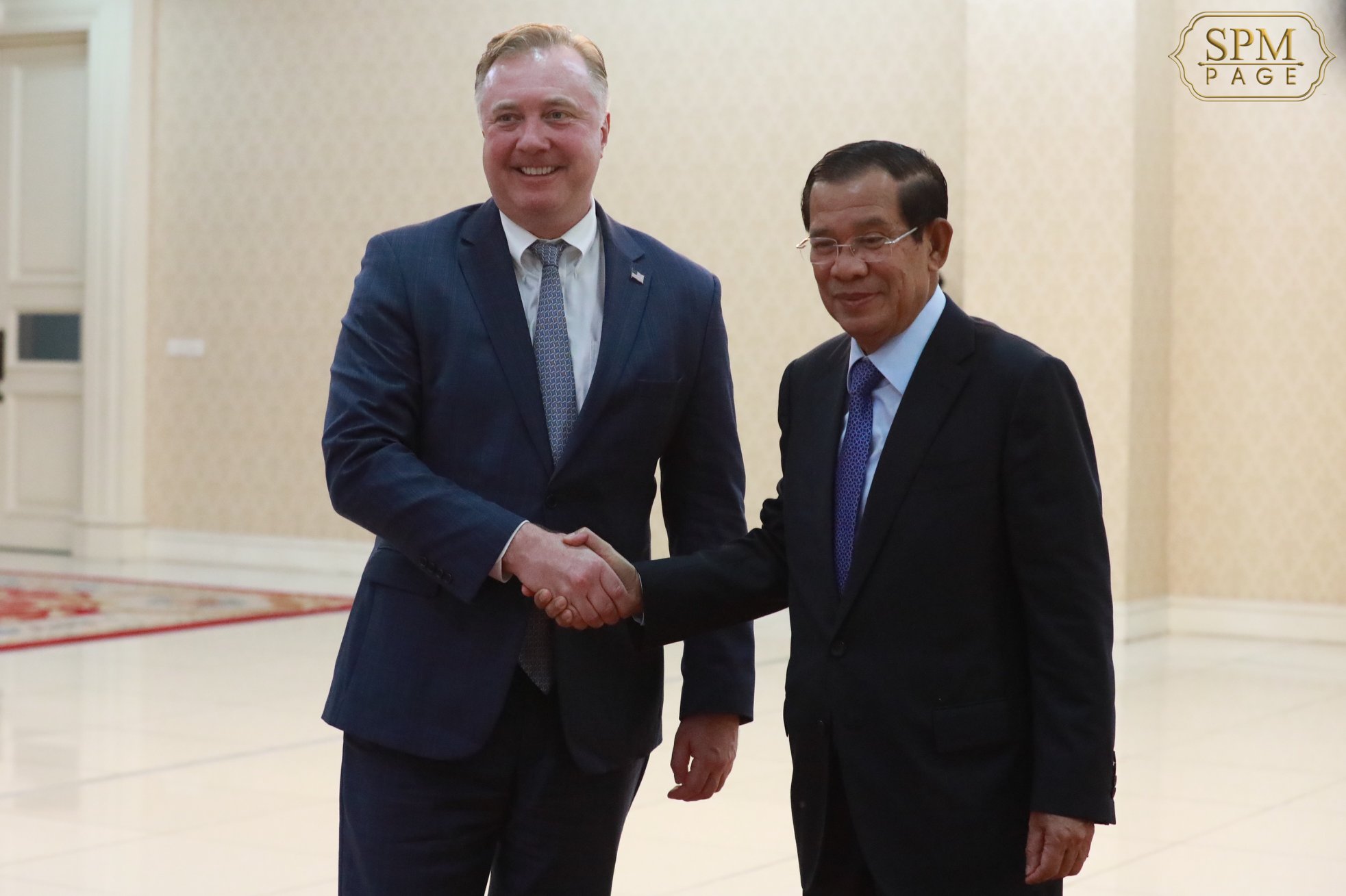 Doug Ericksen with Cambodia's dictator