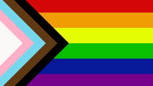Redesigned LGBTQ Pride flag