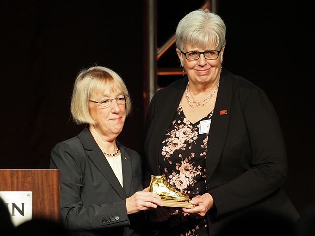 Congratulations to Patty Murray's 2019 Golden Tennis Shoe Award winners: Jane Weiss