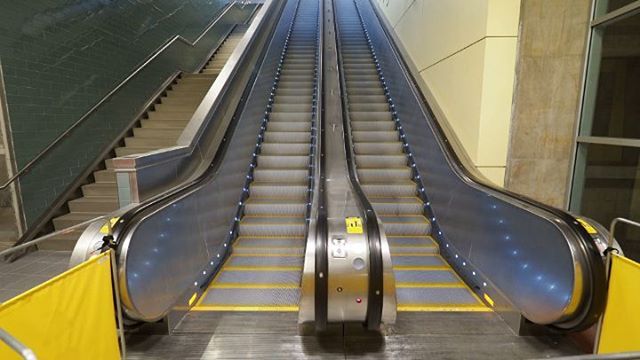 Inside Sound Transit's new Roosevelt Station: The new heavy duty "transit grade" escalators are being broken in