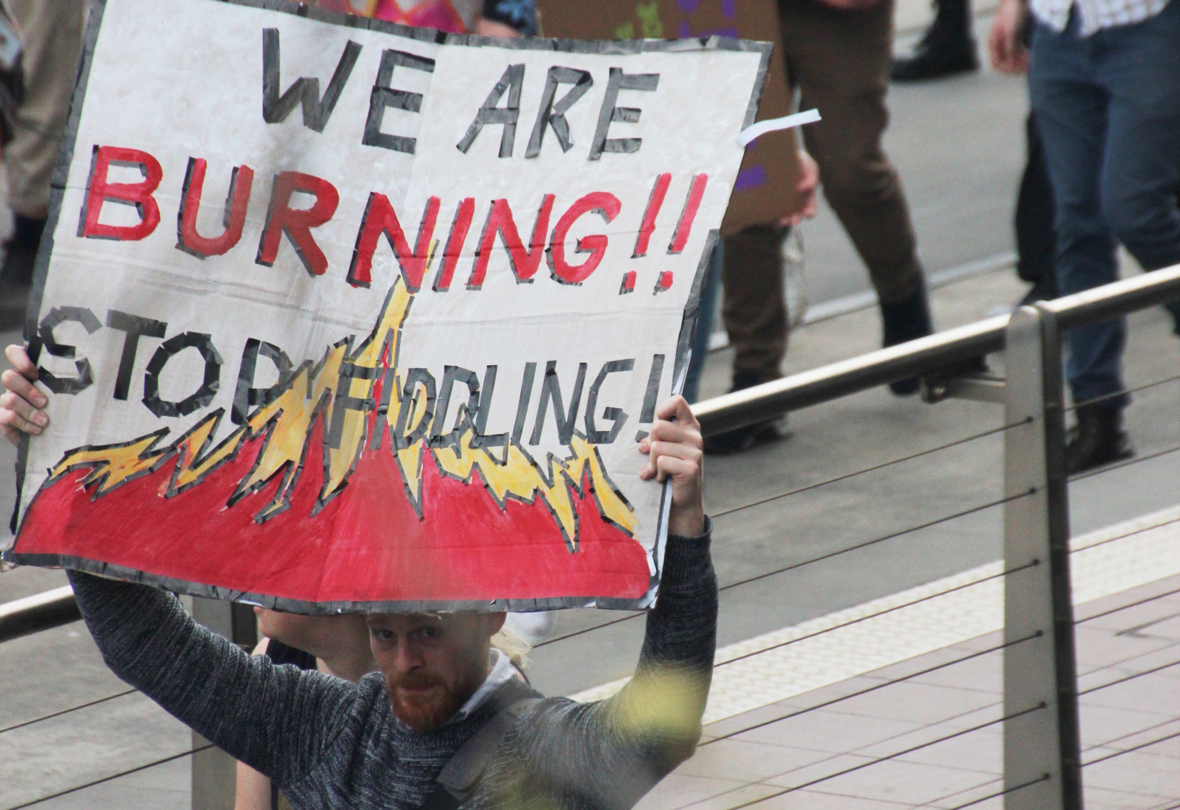 We are burning, stop fiddling!