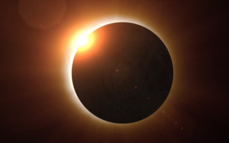 Total solar eclipse seen from Antarctica