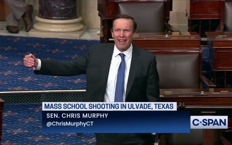 Senator Chris Murphy on the Senate floor