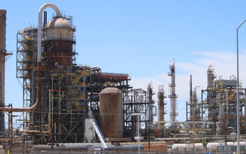 An oil refinery in Salt Lake City
