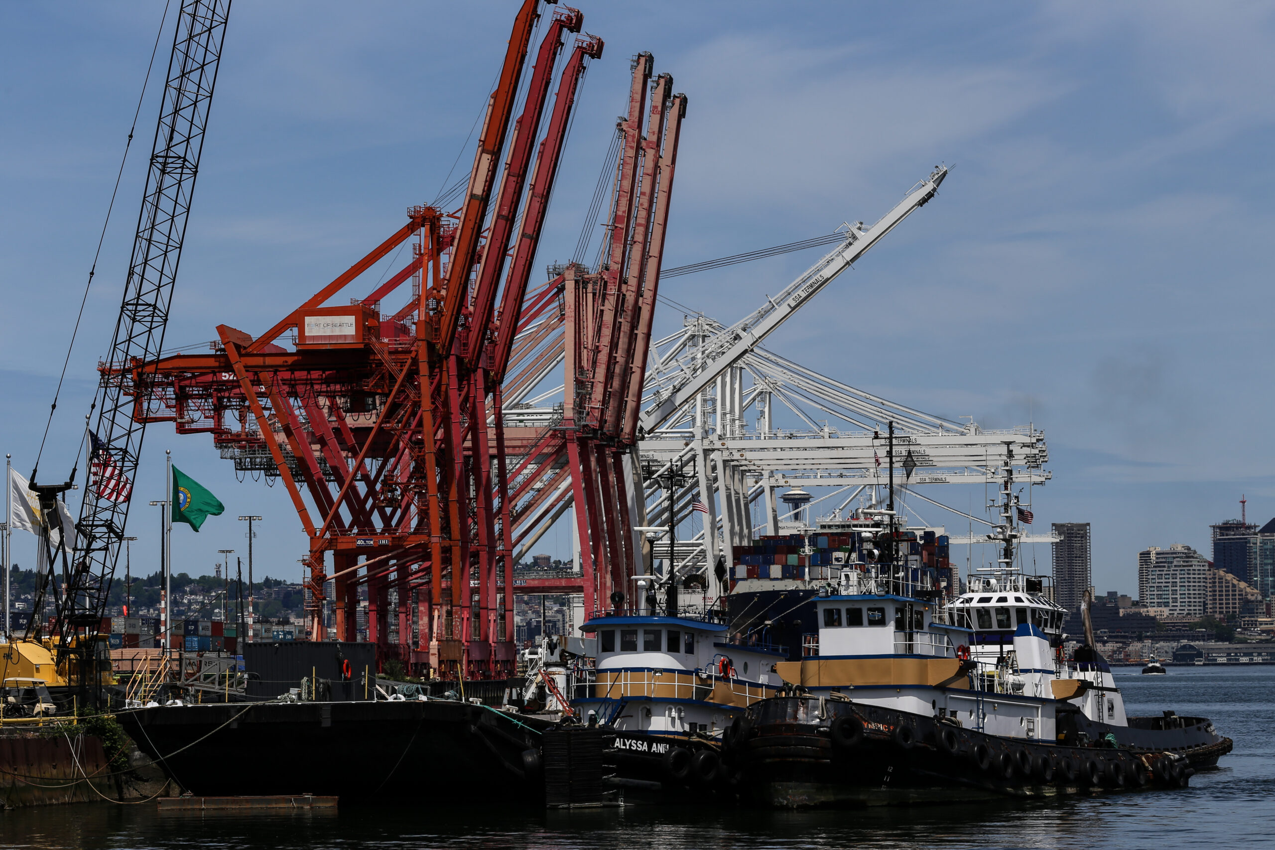 Tugs at the Port of Seattle