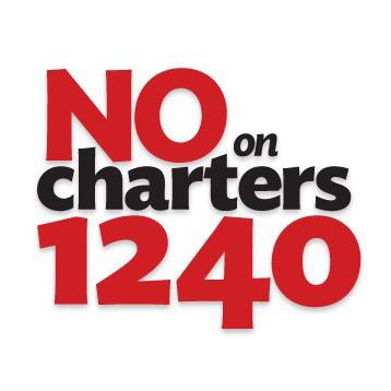 NO on I-1240 Logo