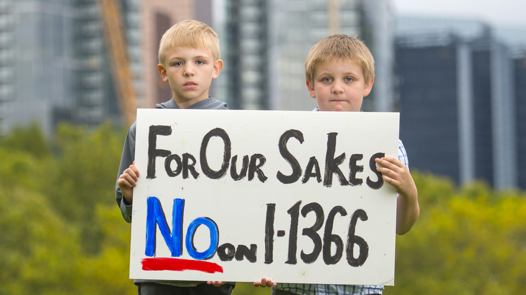 Vote NO on I-1366... For Our Sakes