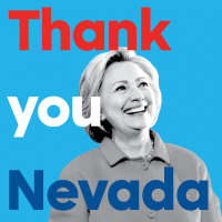 Clinton thanks Nevada supporters