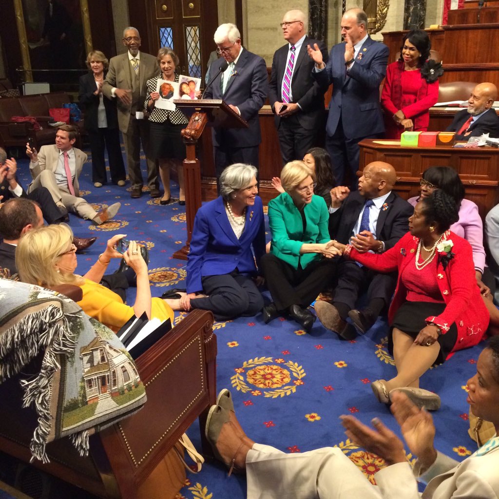 No Bill, No Break: House Democrats stage sit in