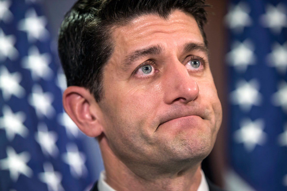 Paul Ryan frowns