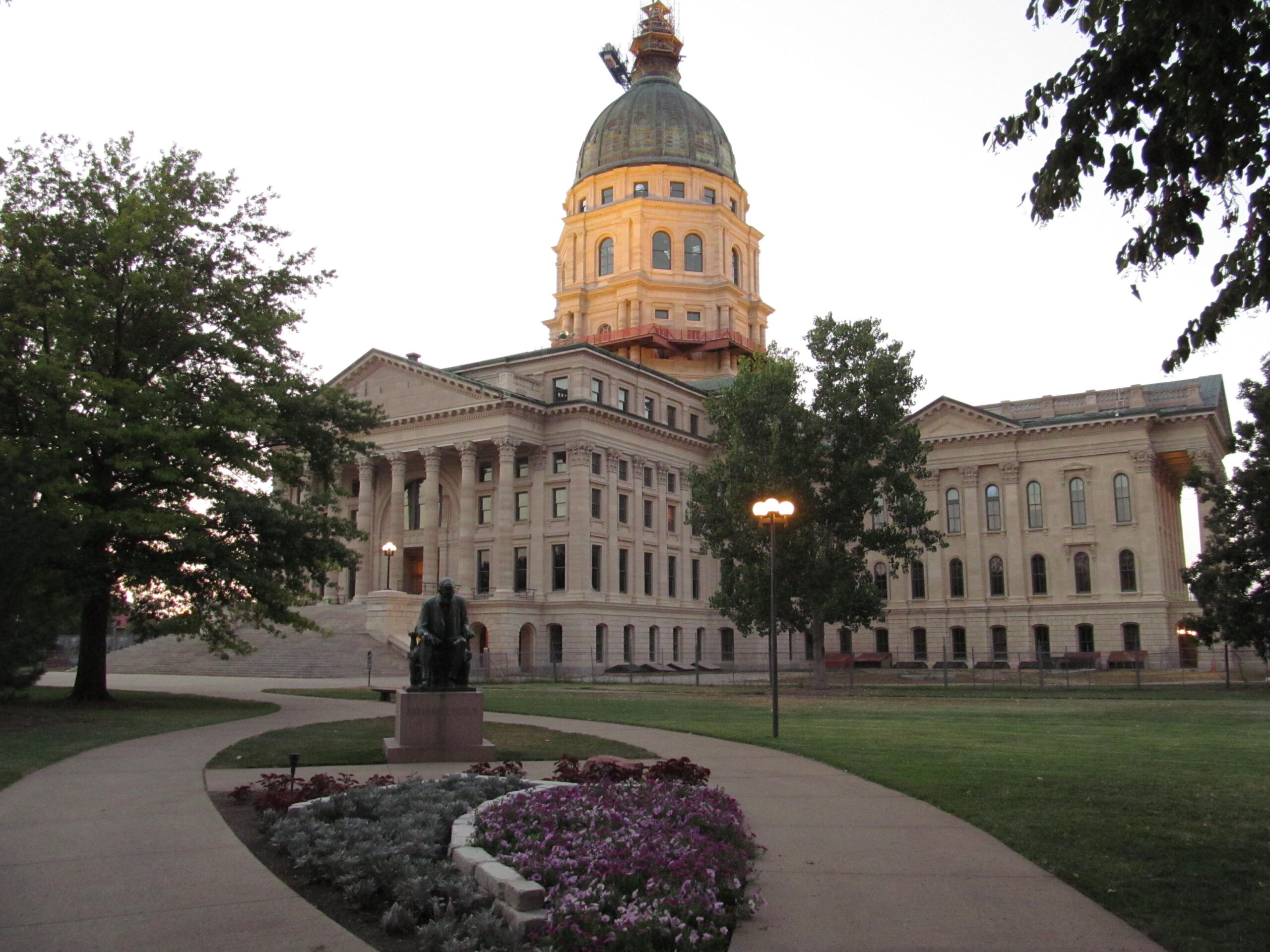 Kansas state capital in Topeka
