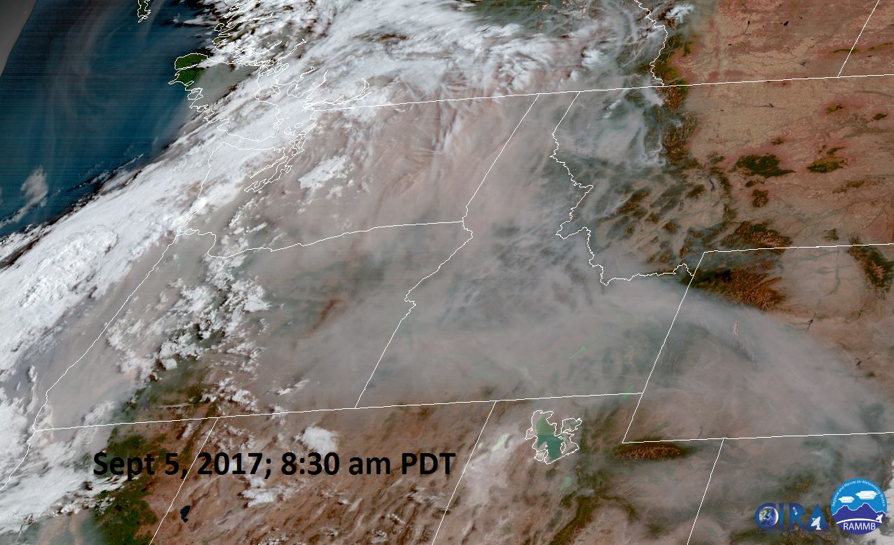 A very smoky Pacific Northwest