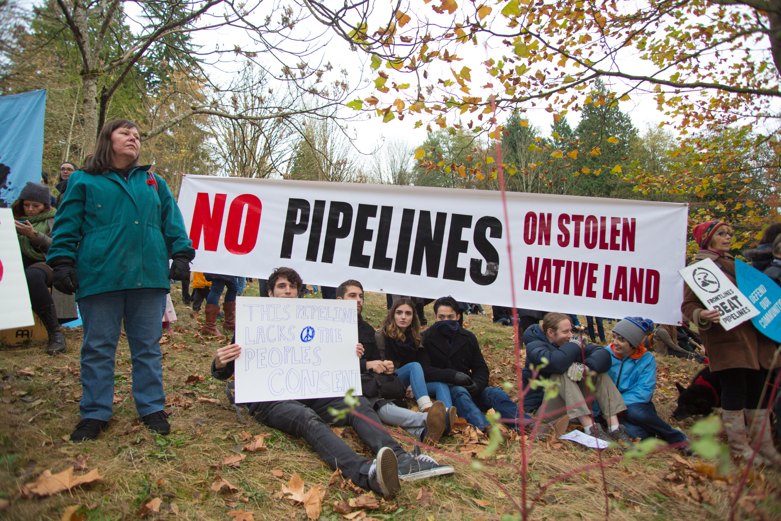 No pipelines on stolen native land