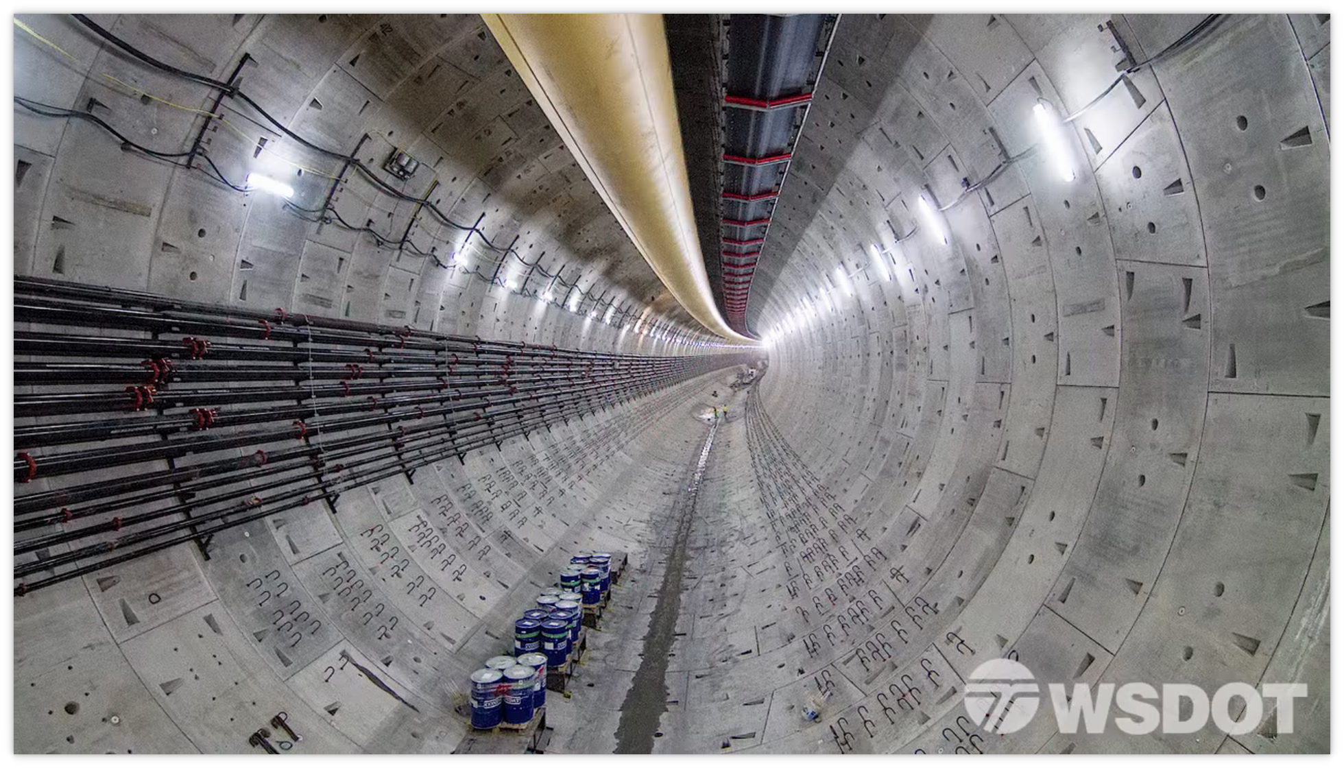 Still image of the new SR 99 Tunnel provided by WSDOT