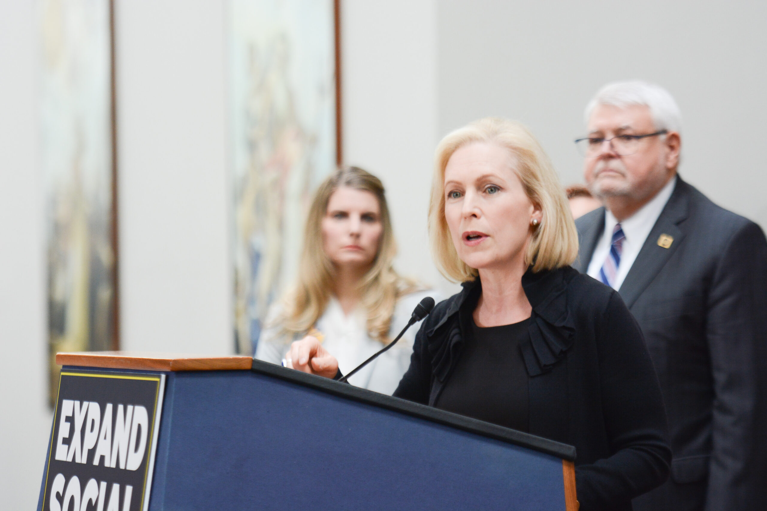 Kirsten Gillibrand at an AFGE event
