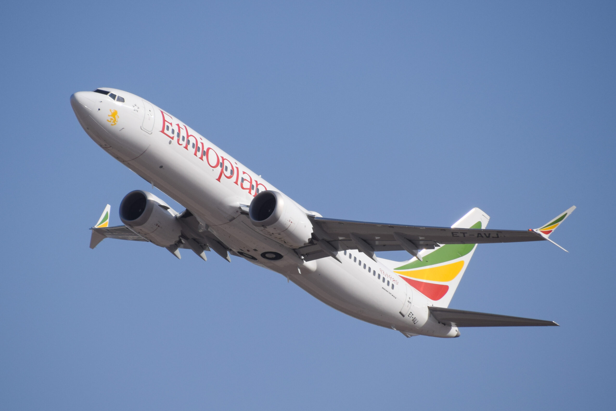 A now-destroyed Boeing 737 MAX belonging to Ethiopian Airlines