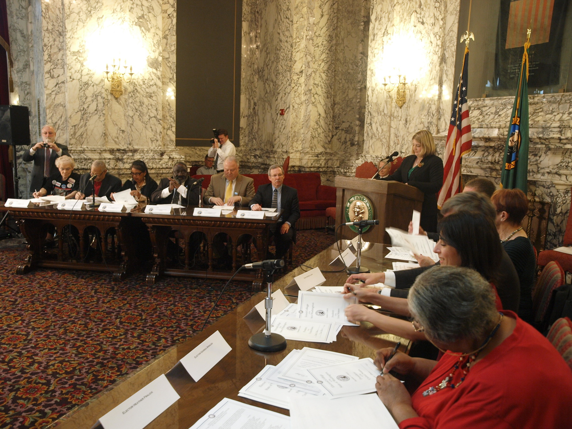 Electoral College Meeting in Olympia