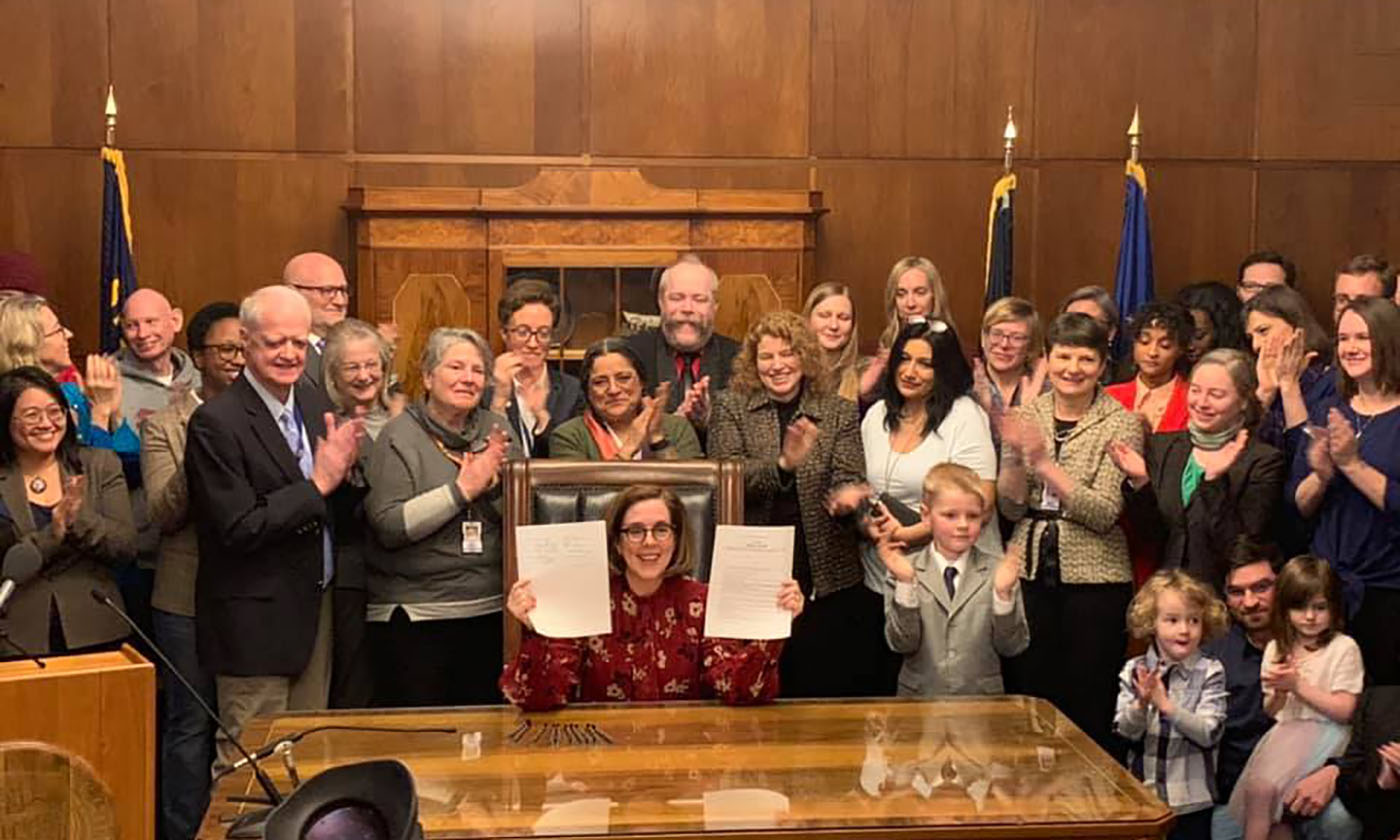 Governor Kate Brown signs rent control bill