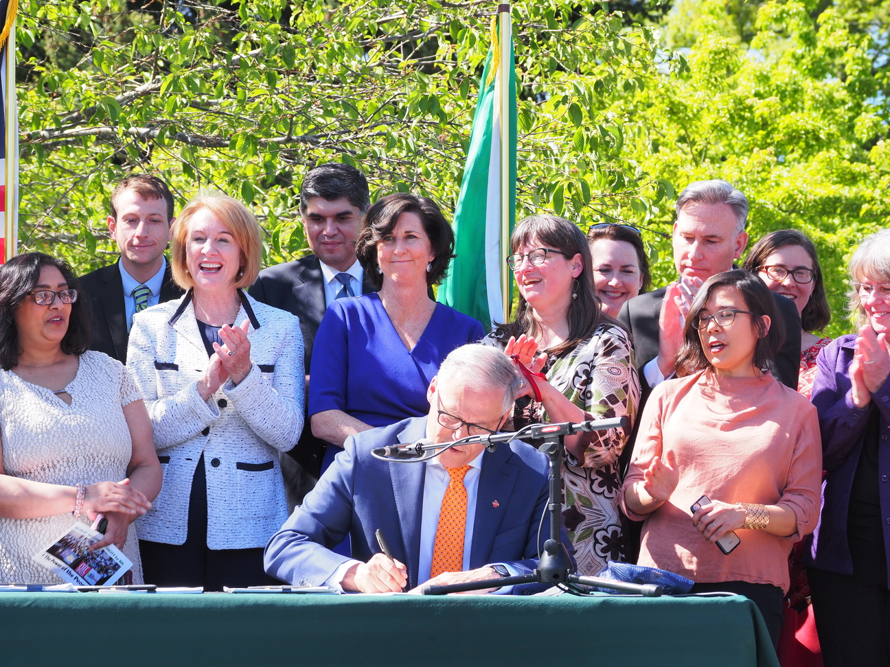 Governor Jay Inslee signs landmark environmental protection legislation