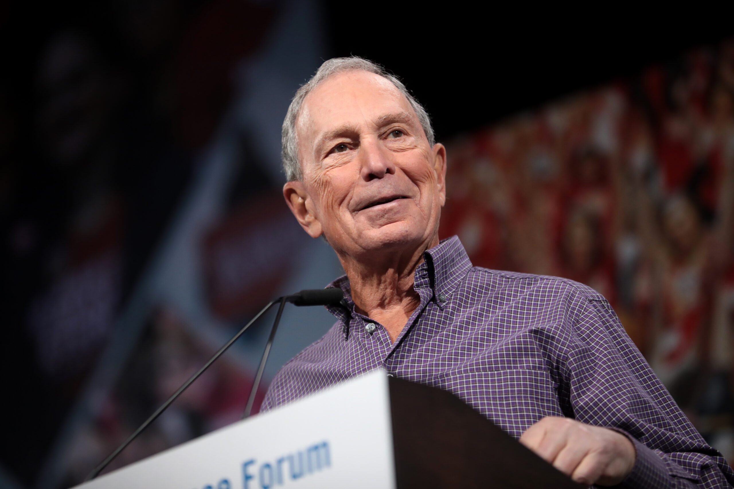 Michael Bloomberg speaks at the Presidential Gun Safety forum