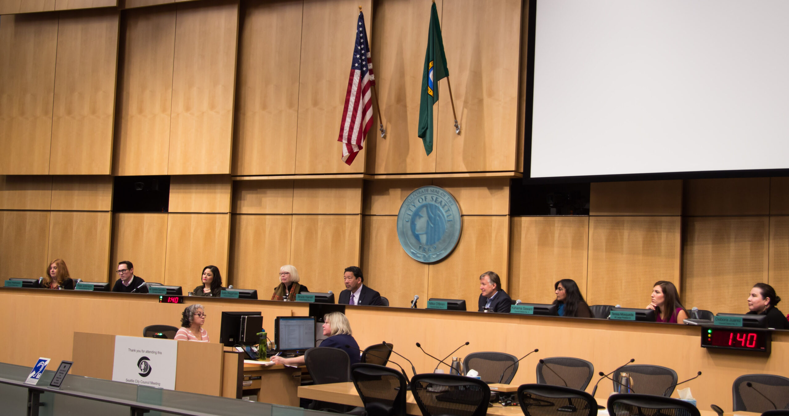 Seattle City Council in 2018