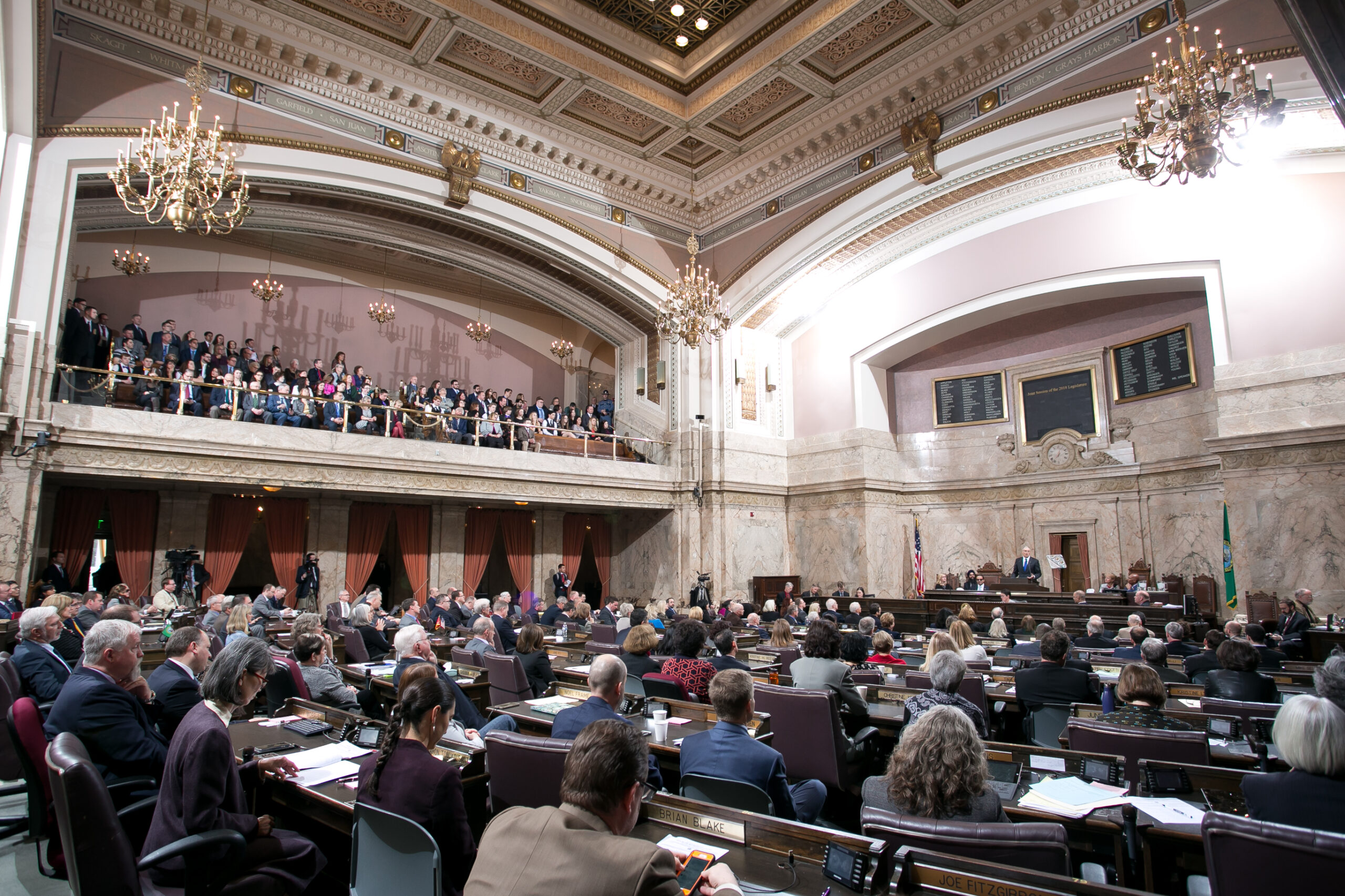 Washington State Legislature in joint session