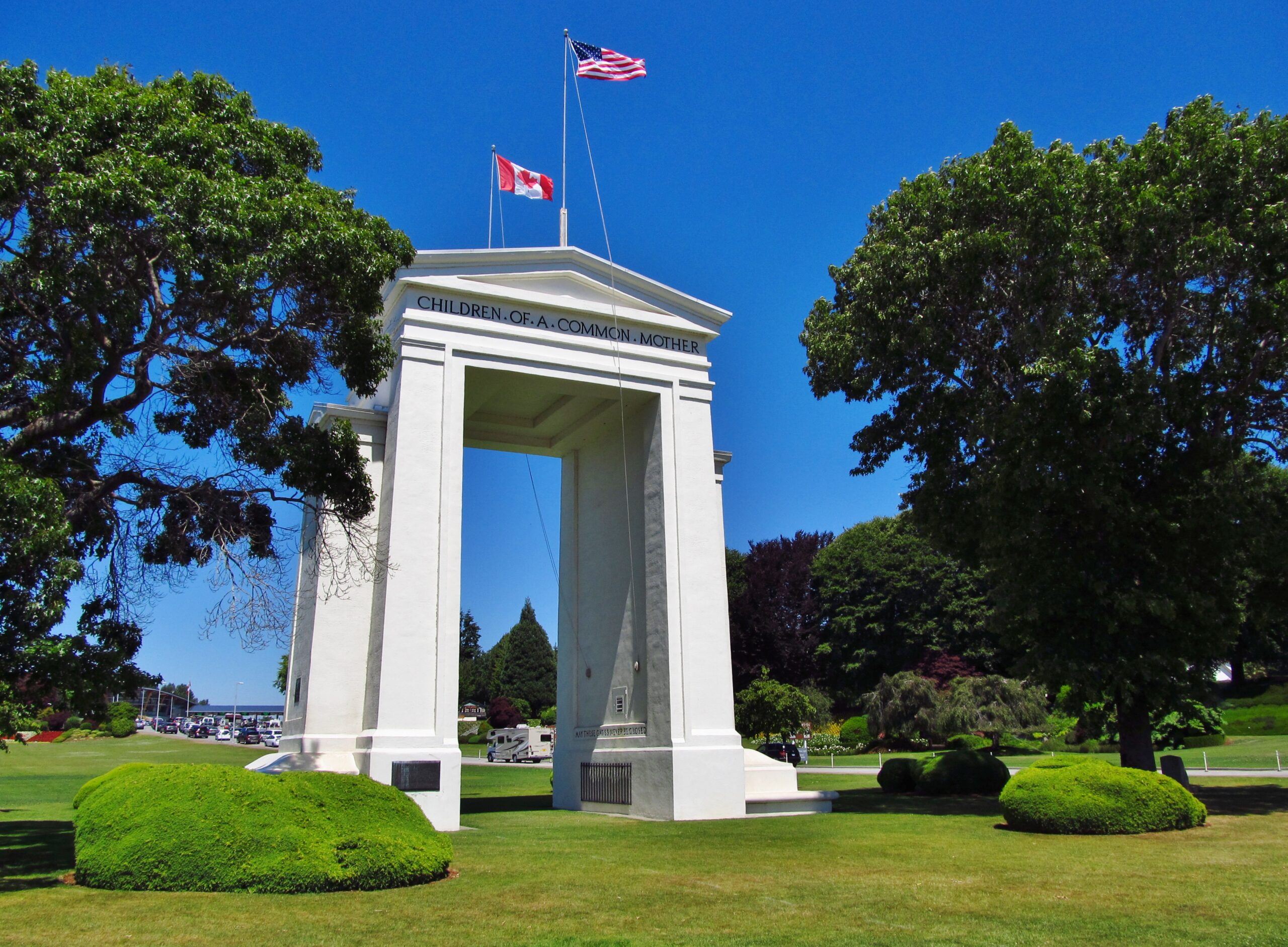 The Peace Arch in Blaine