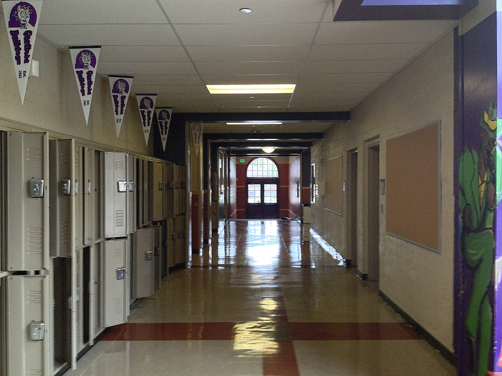 Hallway at Garfield High School