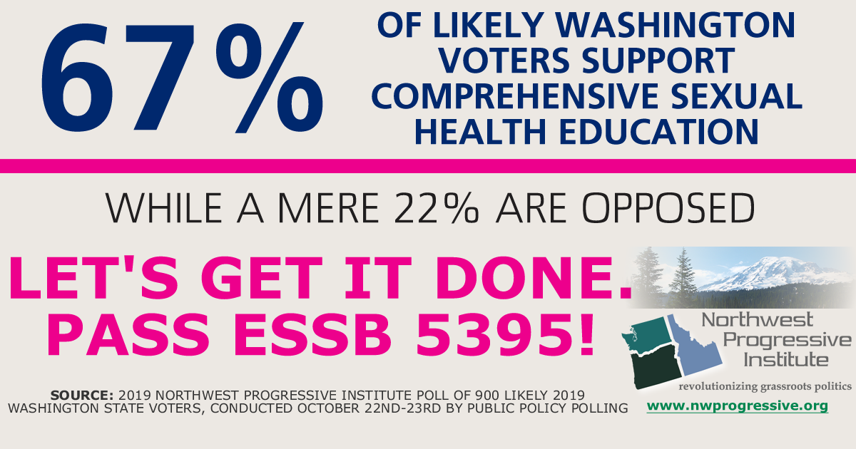 Washingtonians support comprehensive sex health education