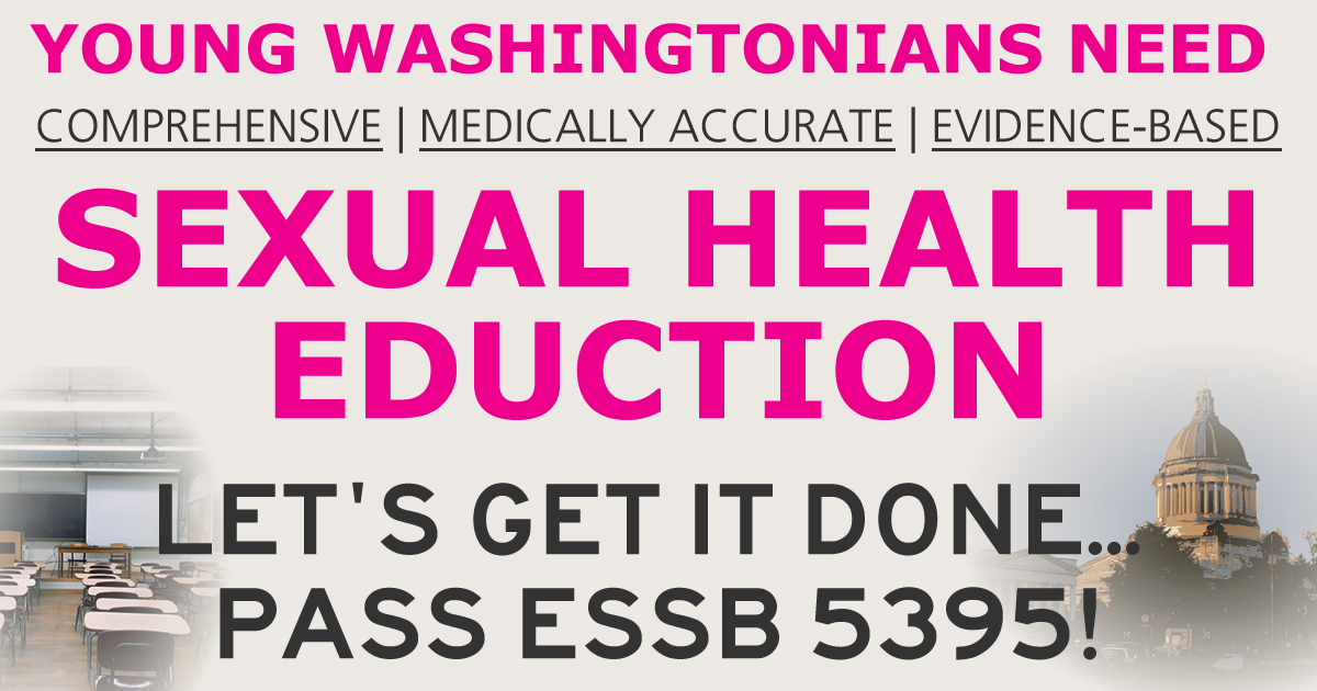 Pass comprehensive sexual health education!