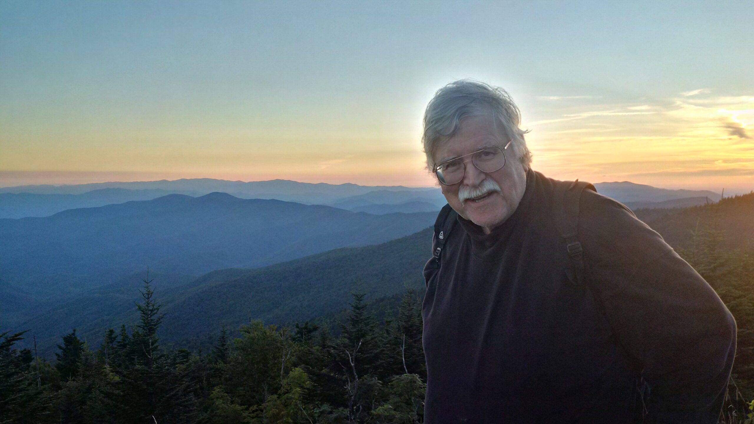 Joel Connelly at Clingmans Dome