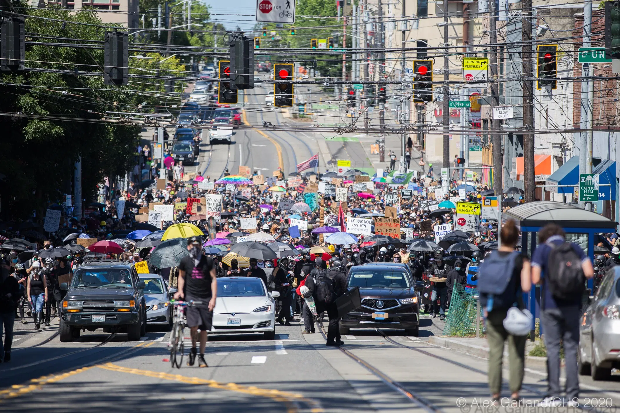 Demonstrations on Capitol Hill, Seattle