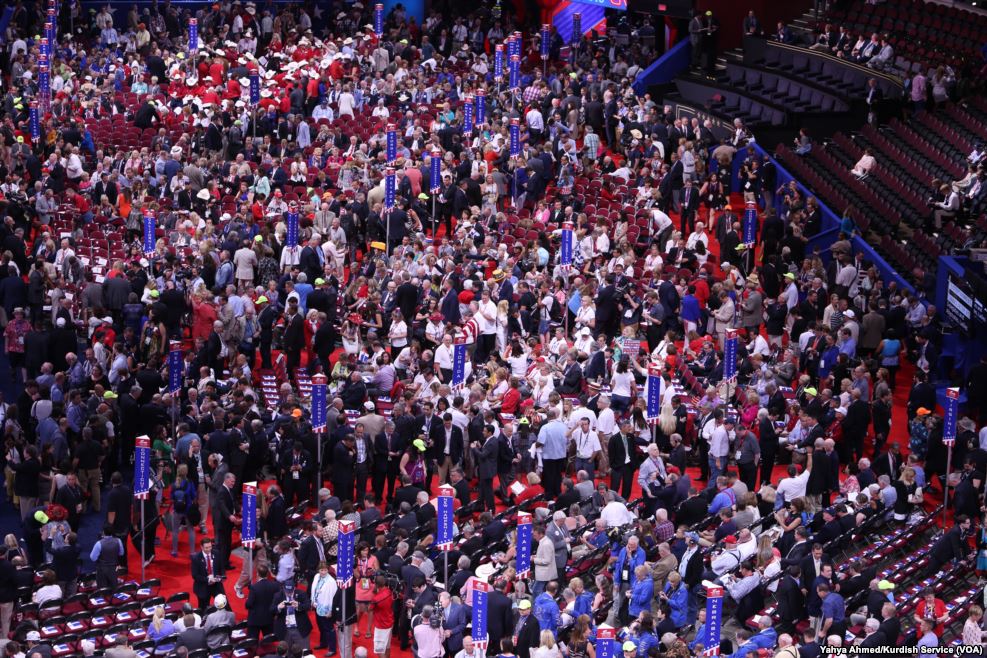 Delegates at the 2016 RNC
