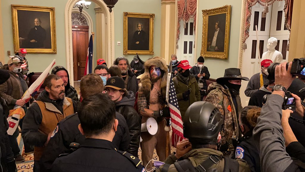 Trump goons in the United States Capitol