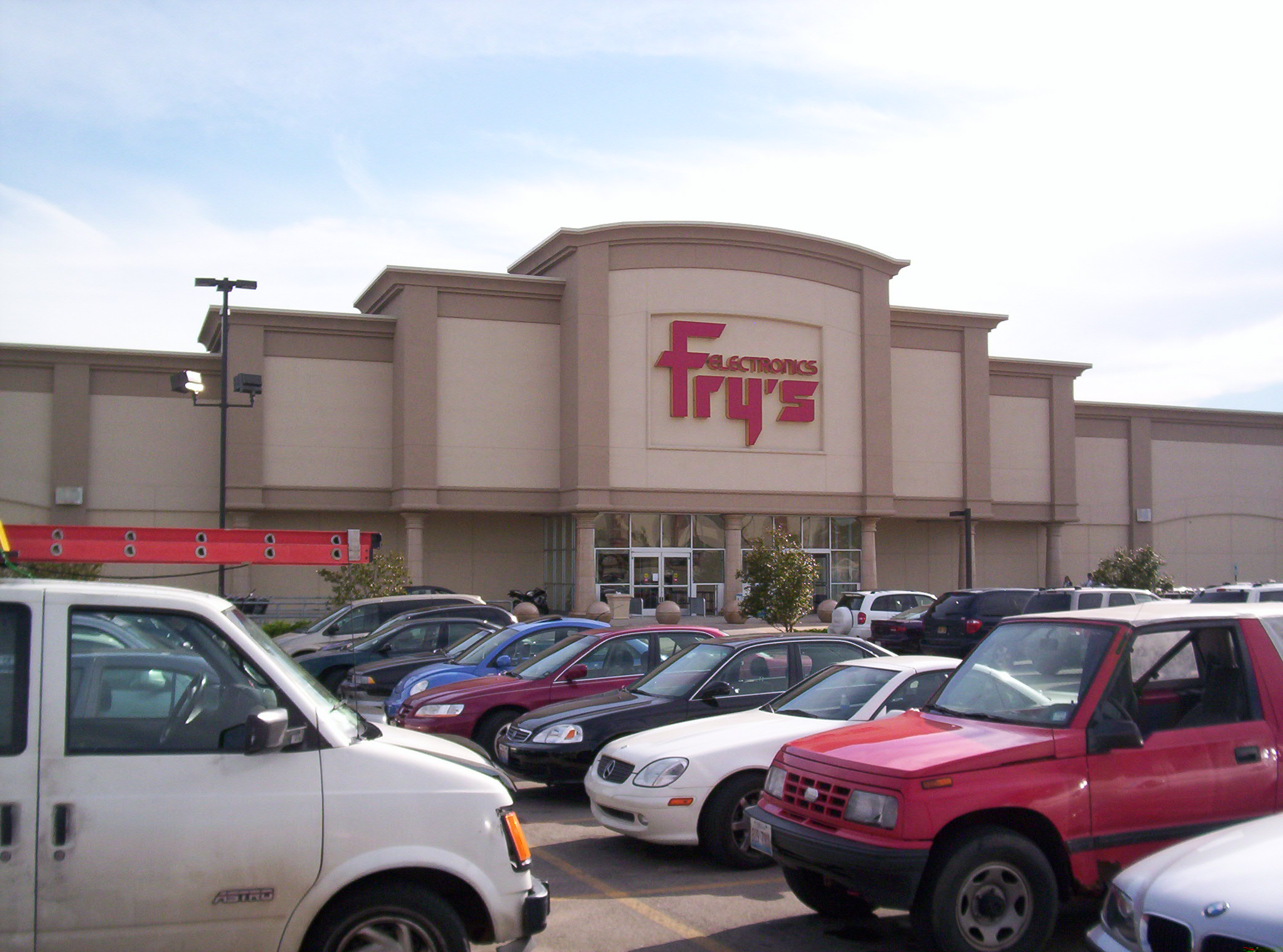 A Fry's store entrance in Illinois